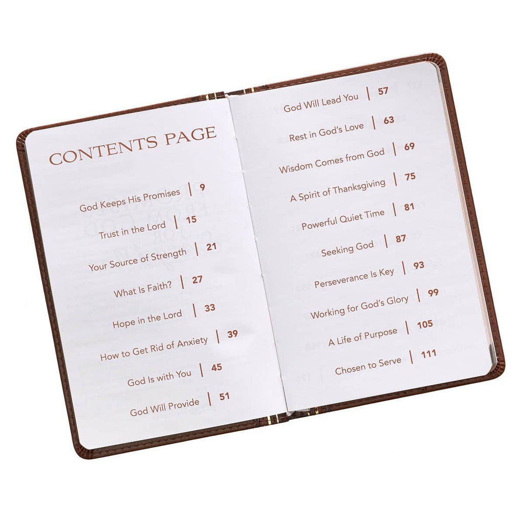 Gift Book Promises From God for Every Man Faux Leather