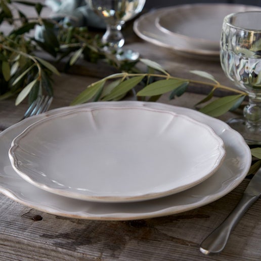 White Salad Plate Alentejo